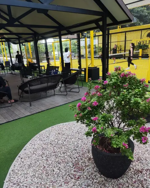Garden and pavilion seating